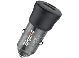 Digicell Transparent Car Charger Set Type C A+C 48W auto punjač