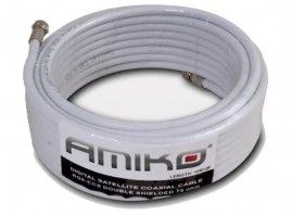Koaksijalni kabl Amiko RG6_90dB RG-6 CCS 90dB 10 met. sa konektorima