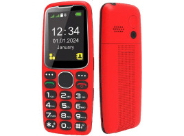 MeanIT mobilni telefon Senior 10 Plus 2.4" - Crveni