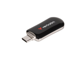 USB-C MEMORIJSKI STIK 3.2 GEN1 VERBATIM 128GB CRNI PLECTRA