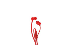 JBL SLUSALICE T110 RED IN EAR