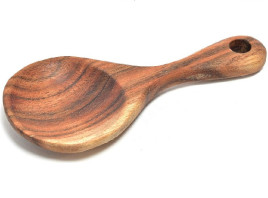 Mercury Home drvena kašika Natural Wooden, 16.3x7.2x1.5cm