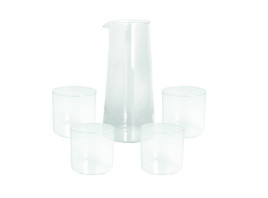 BOKAL 1,5 LT +SET CASA LYRA TRANSPARENTE TOGNANA