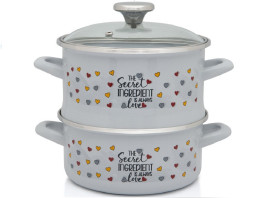 Metalac posuda za kuhanje na pari set 2u1, 18cm, 3l