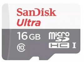 Micro SD kartica Sandisk SDHC 16GB ULTRA ANDROID 80MB_S class10