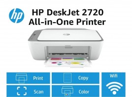 Printer HP DeskJet 2720 All-In-One WiFi USB 3XV18B color