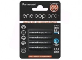 Punjive baterije Panasonic Eneloop PRO AAA_4B BK-4HCDE_4BE 930mAh 4komada