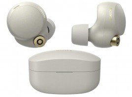 Sony bežicne slušalice s blukadom buke WF-1000XM4 srebrene WF1000XM4S.CE7