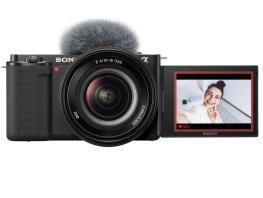 Sony fotoaparat s izmjenjivim objektivom za snimanje vlogova ZV-E10 crni ZVE10LBDI.EU