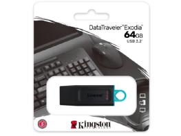 USB MEM. Kingston 64GB USB3.2 DataTraveler Exodia DTX_64GB