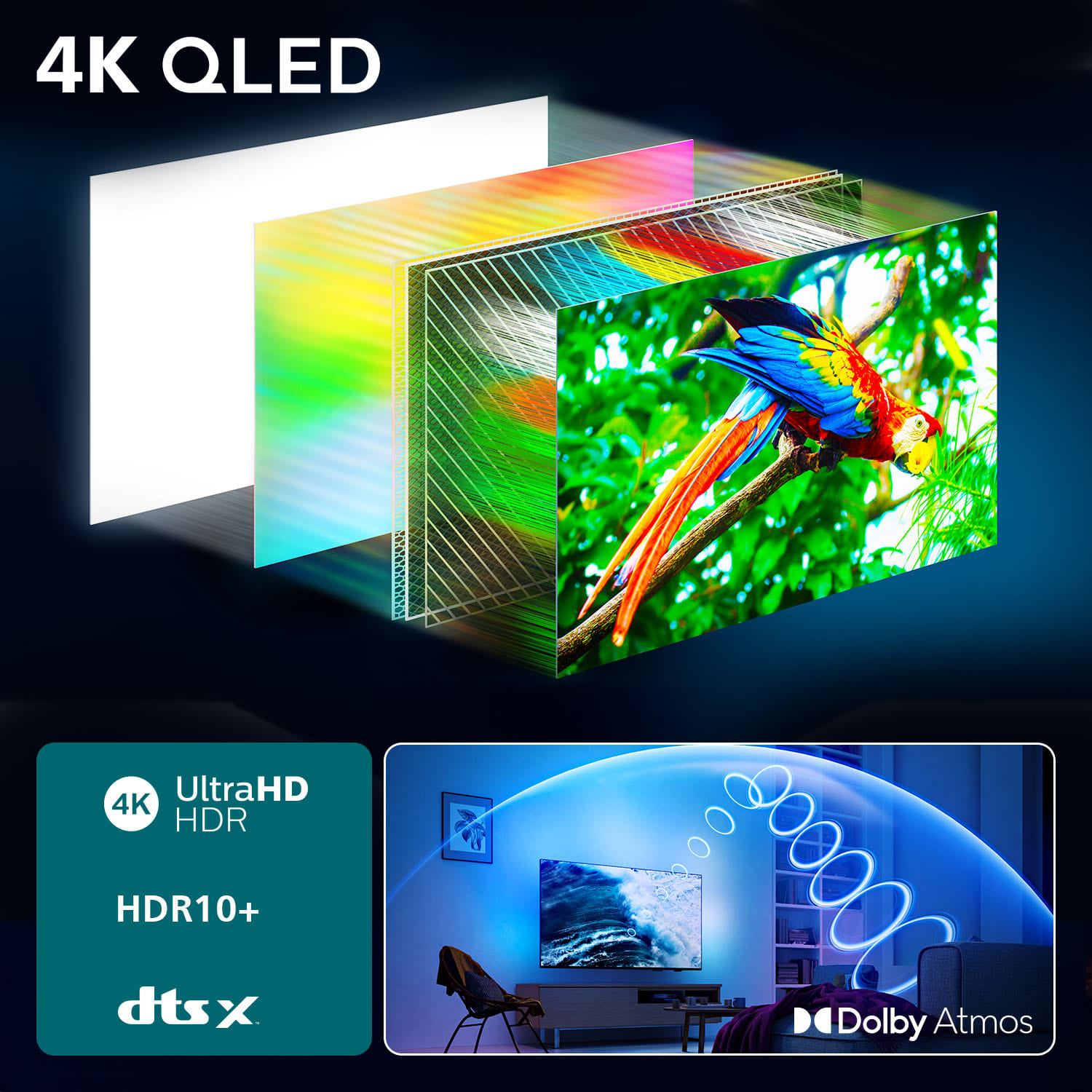 65PUS8510_12 "65" QLED SMART AMBILIGHT PHILIPS TV#PhilipsUnicredit