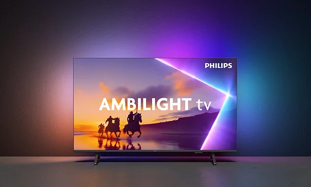 85PUS8510_12 85"4K UHD QLED AMBILIGHT PHILIPS TV TITAN OS