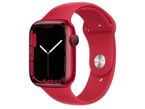 Apple Watch Series 7 GPS 41MM Red Alu with Sport Band