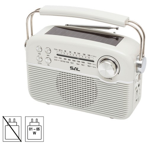 RADIO PRIJEMNIK RPR 9 SALL SA SOLARNIM NAPAJANJEM FM-AM-SW