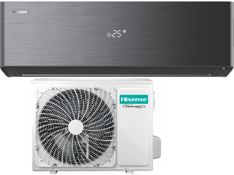 Hisense klima uređaj Energy Pro X 18K QH50BV0BG + AS50BV0EW - Black