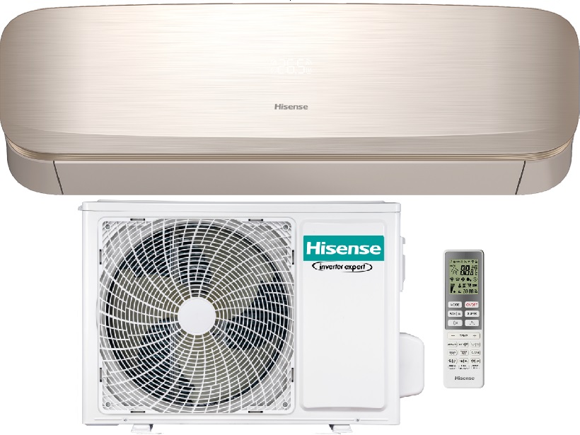 Hisense klima uređaj Fresh Air 12K QJ35XJ3GG+AS35XJ3EW - Golden