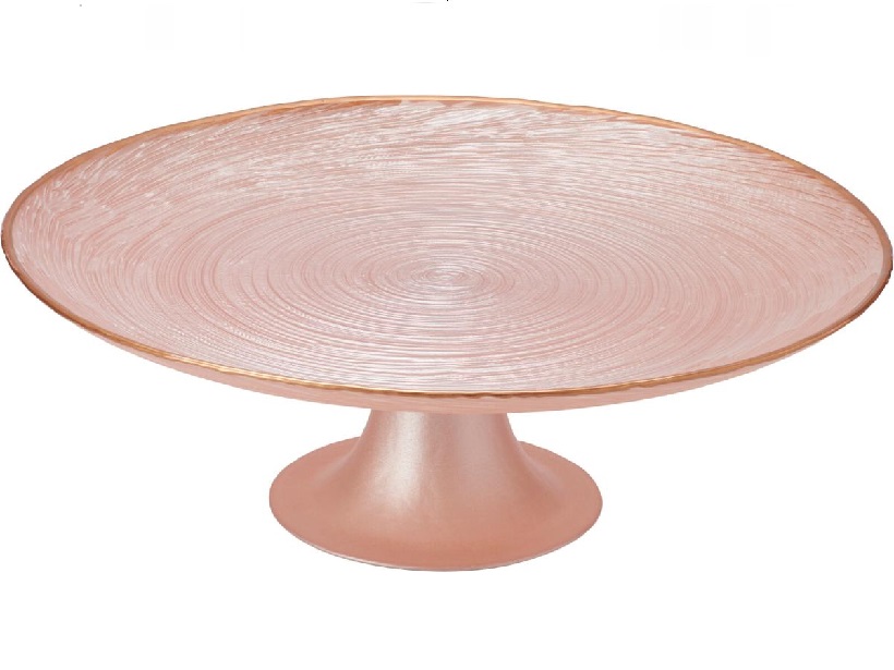 Koopman stalak za tortu i kolače Pink 28cm