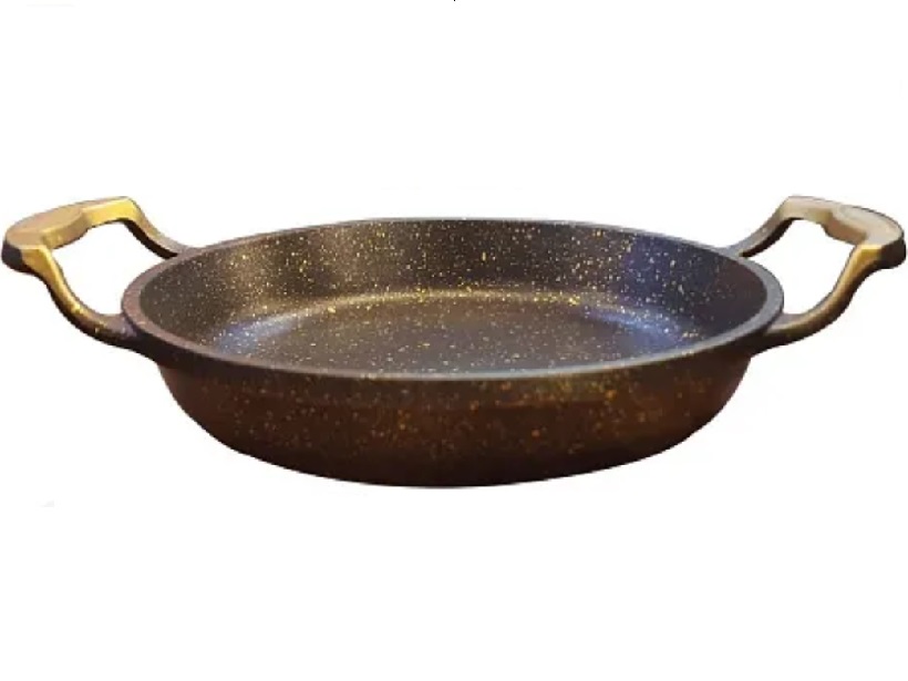 OMS granitna tava sa dvije ručke Gold - 18cm