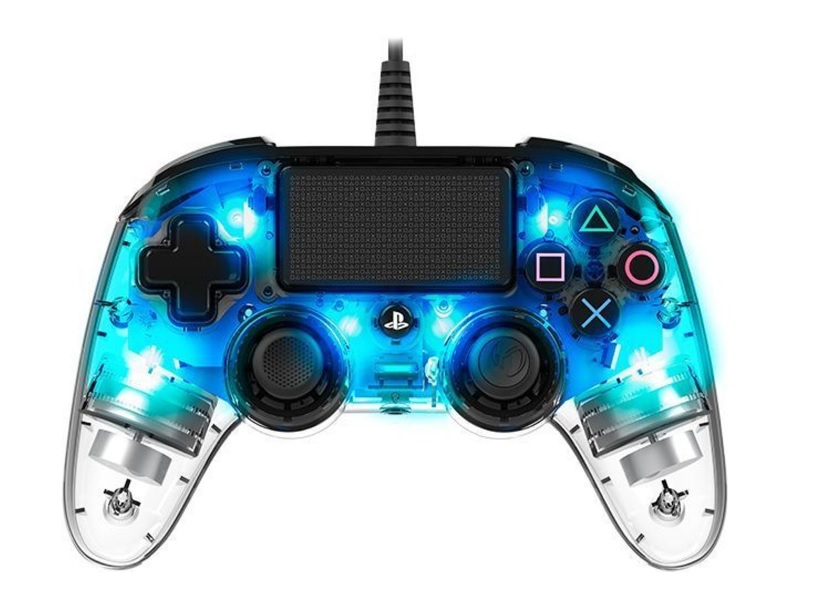 BIGBEN PS4 NACON COMPACT LIGHT WIRED CONTROLLER PLAVI