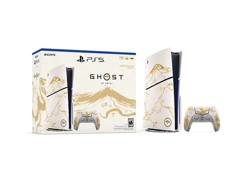 PS 5 STANDARD EDITION GHOST OF YOTEL GOLD LIMITED EDITION