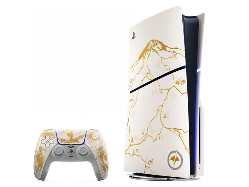 PS5 STANDARD EDITION GHOST OF YOTEL GOLD LIMITED EDITION BUN