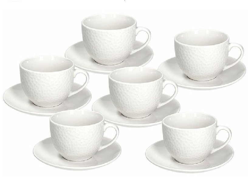 Tognana set šolja sa tacnom Golf Bianco 270ml