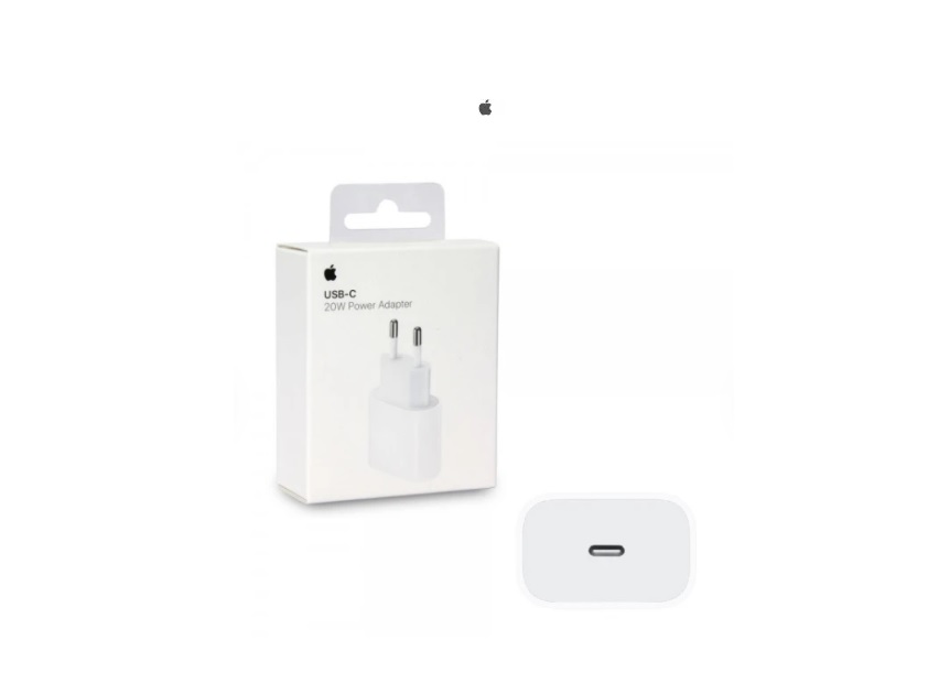 APPLE 20W USB-C POWER ADAPTER MHJE3ZM_A WHITE