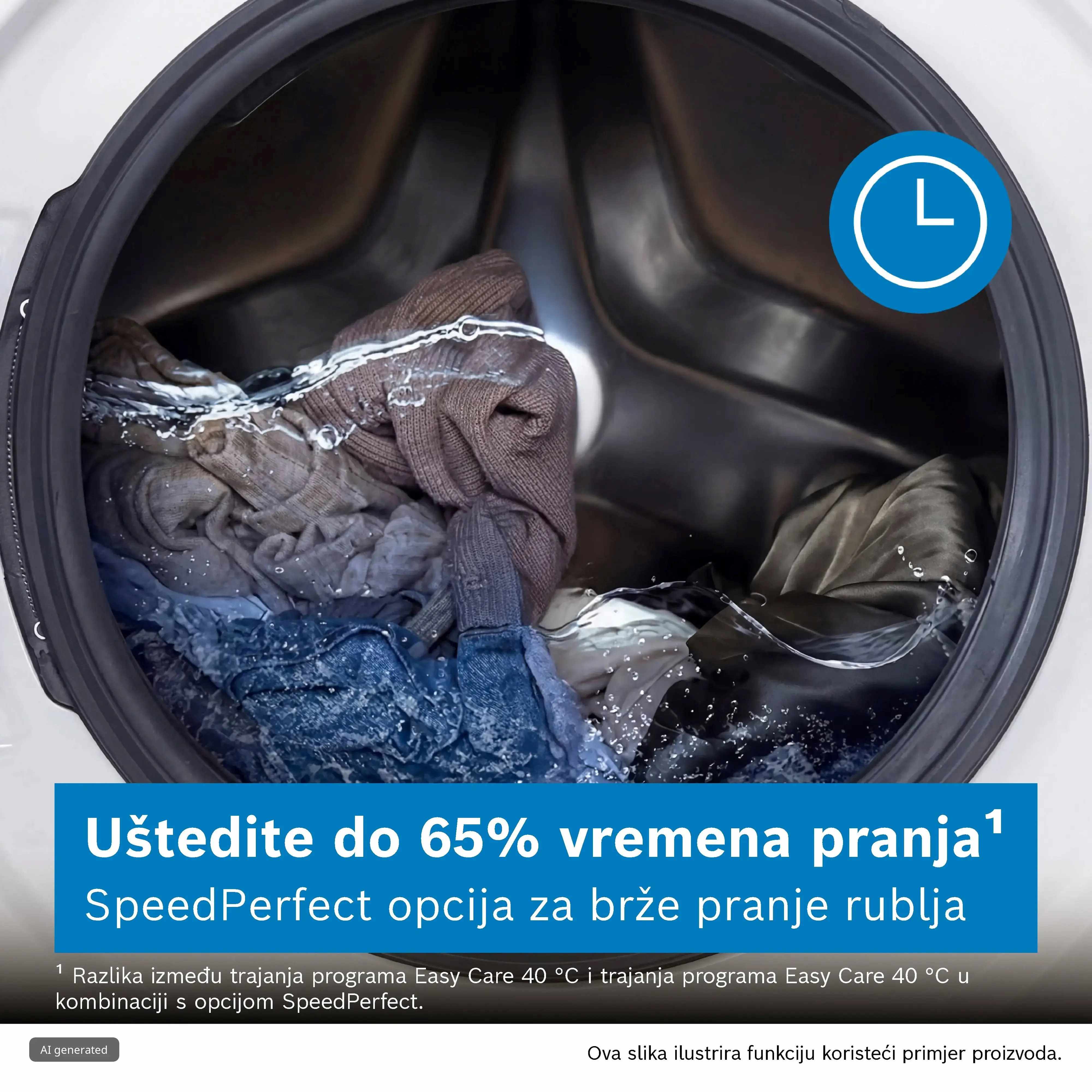 Bosch ma&scaron;ina za pranje i su&scaron;enje ve&scaron;a WNA13400BY, Serie 4 