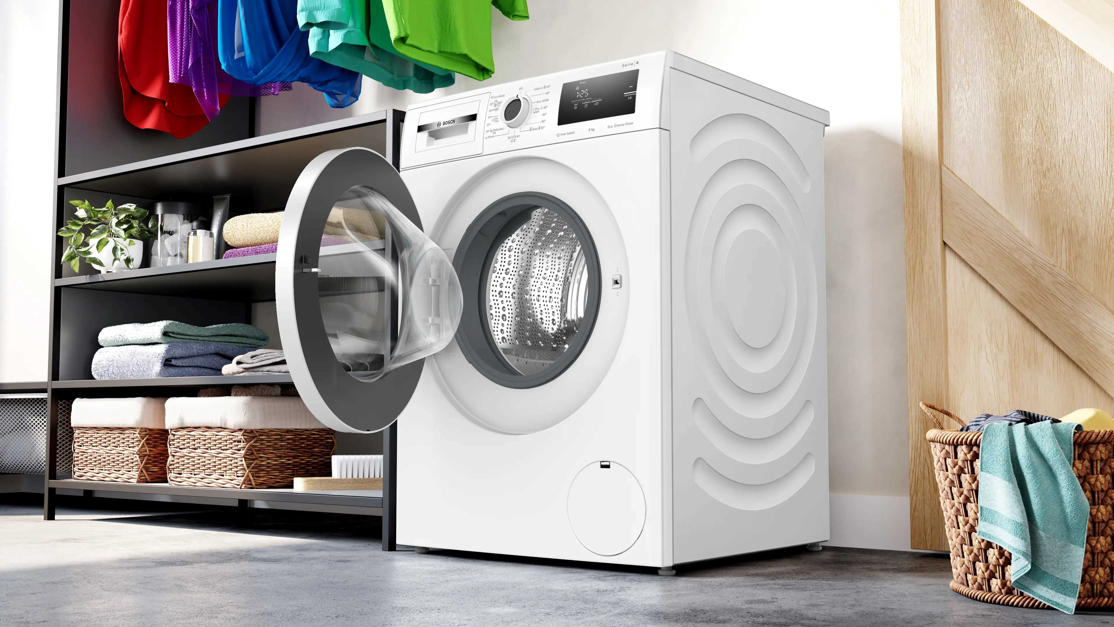 Bosch ma&scaron;ina za pranje ve&scaron;a WAN24066BY, Serie 4