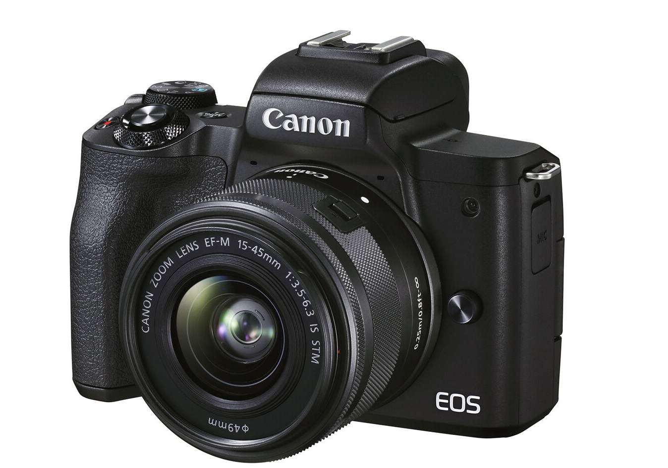 Digitalni fotoaparat CANON EOS M50 MARK II + objektiv 15-45mm IS Premium Livestream Kit 