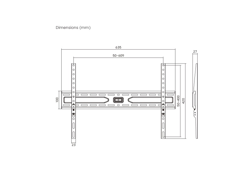Domotec nosač za televizor KL36-46T 37" - 86", nagibni