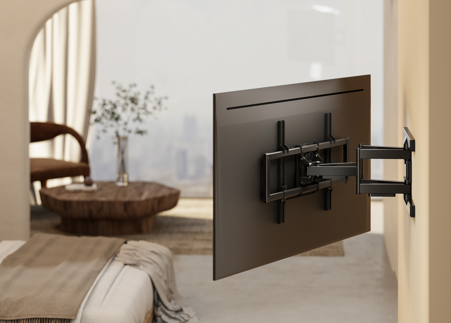 Domotec nosač za televizor LPA81-466 37" - 86", zglobni full motion