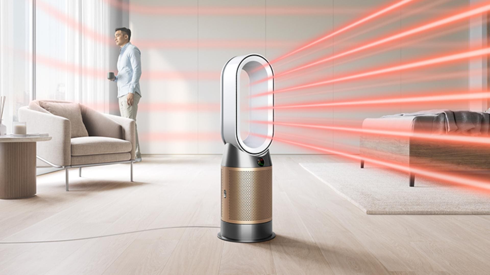Dyson prociscivac zraka, grije i hladi Pure Hot & Cool Formaldahyde HP09 White_Gold #dyakc