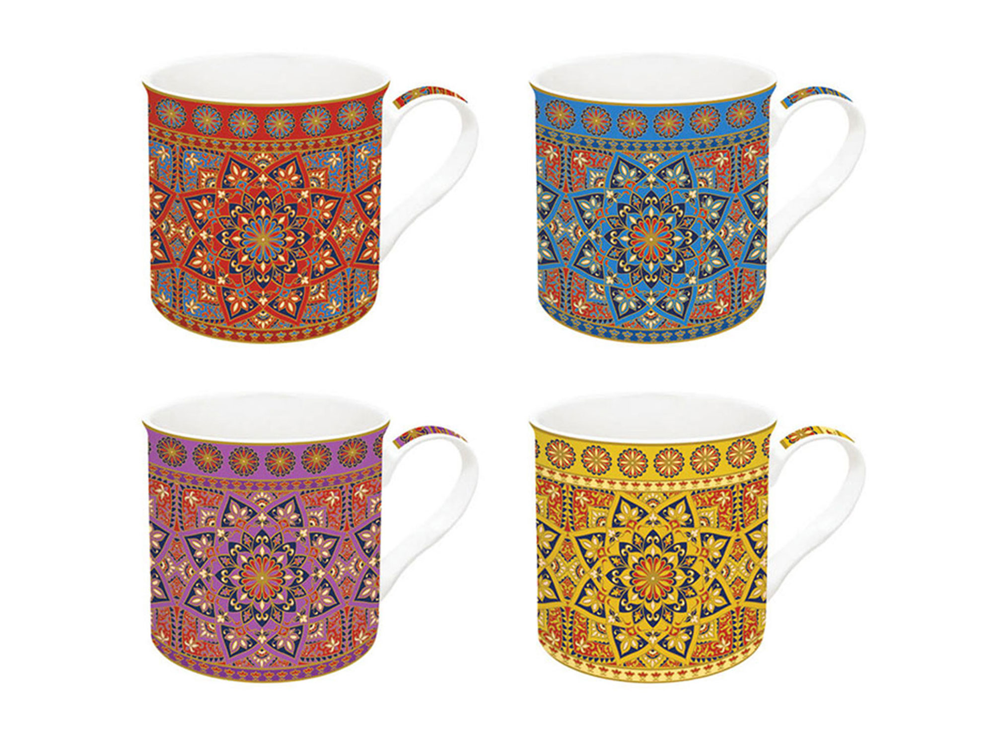 Easy Life set šolja Mandala 4_1, 300 ml