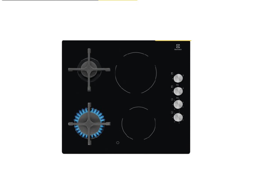 Electrolux ugradbena kombinovana ploča EGE 6172 NOK #BTEOL