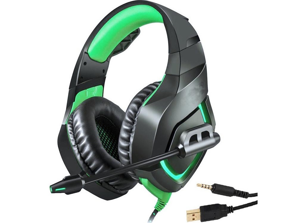 EZRA Gaming over ear slušalice Headset GE01 USB i 3.5mm crne 
