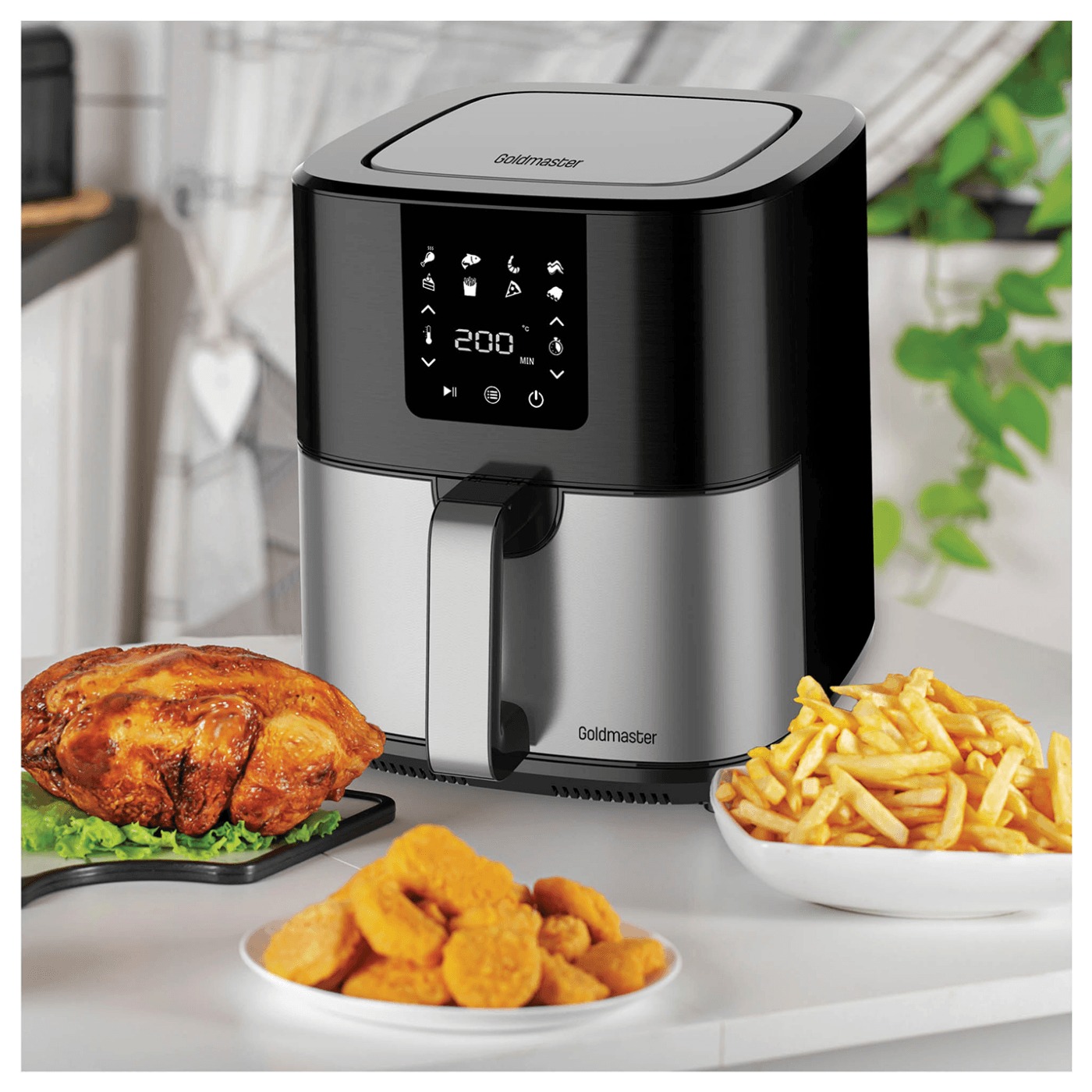 FRITEZA NA VRUCI ZRAK 1500W. ZAPREMINA POSUDE 7L GM-7459 