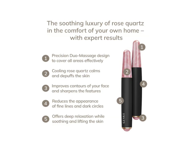GESKE DOUBLE ROSE QUARTZ DEPUFFING PEN 7IN1 GRAY