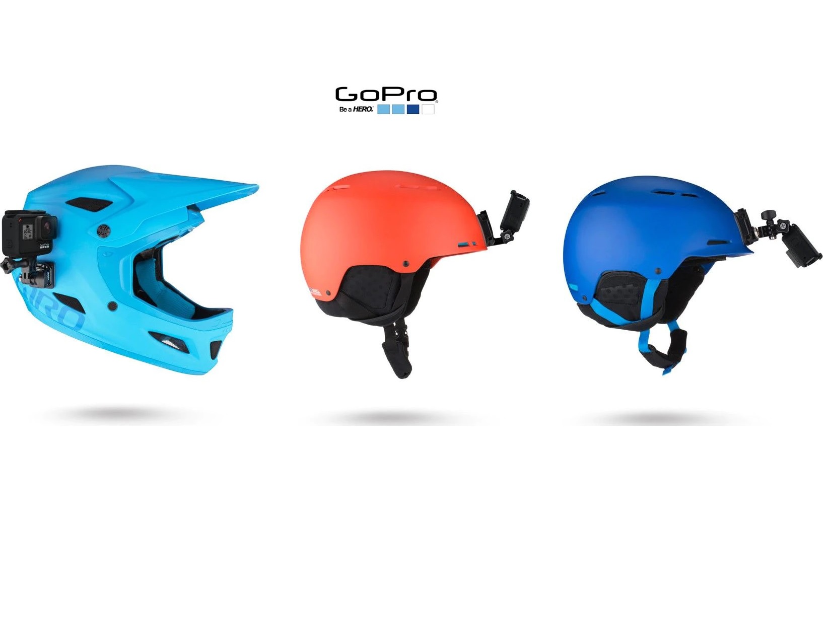 GoPro nosač za kacigu Front + Side Helmet Mount AHFSM-001
