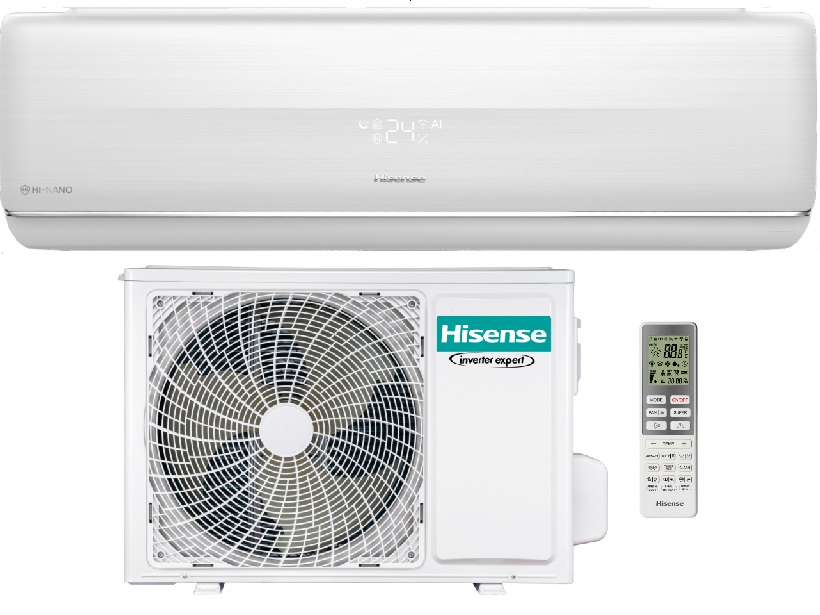 Hisense klima uređaj Fresh Master QF35XW0EG + QF35XW0EW - Inverter 