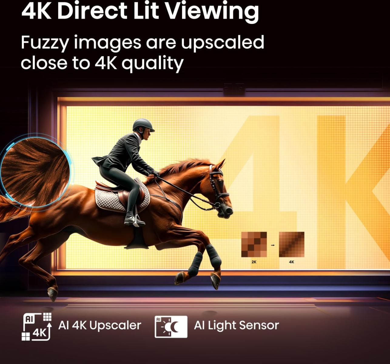 HISENSE QLED SMART TV 50A7Q 50" 4K UHD 60Hz VIDAA OS