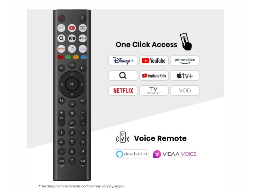 HISENSE QLED SMART TV 58E7Q 58"4K 60Hz VIDAA OS