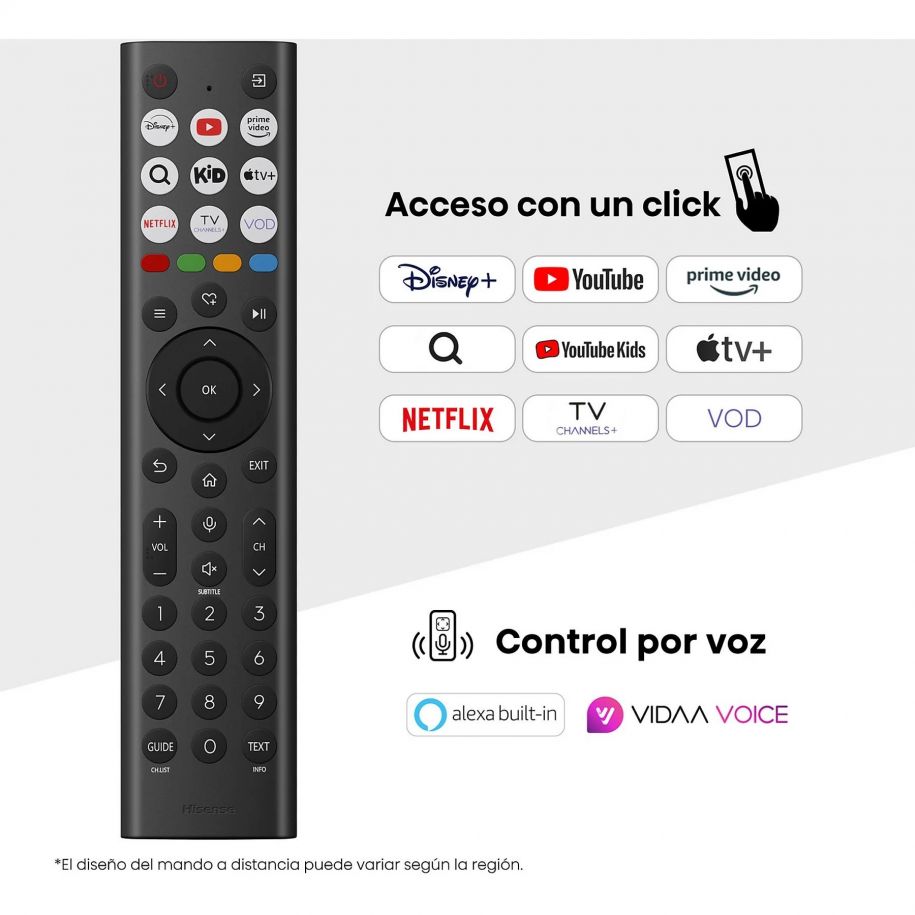 HISENSE TV LED 55A6Q