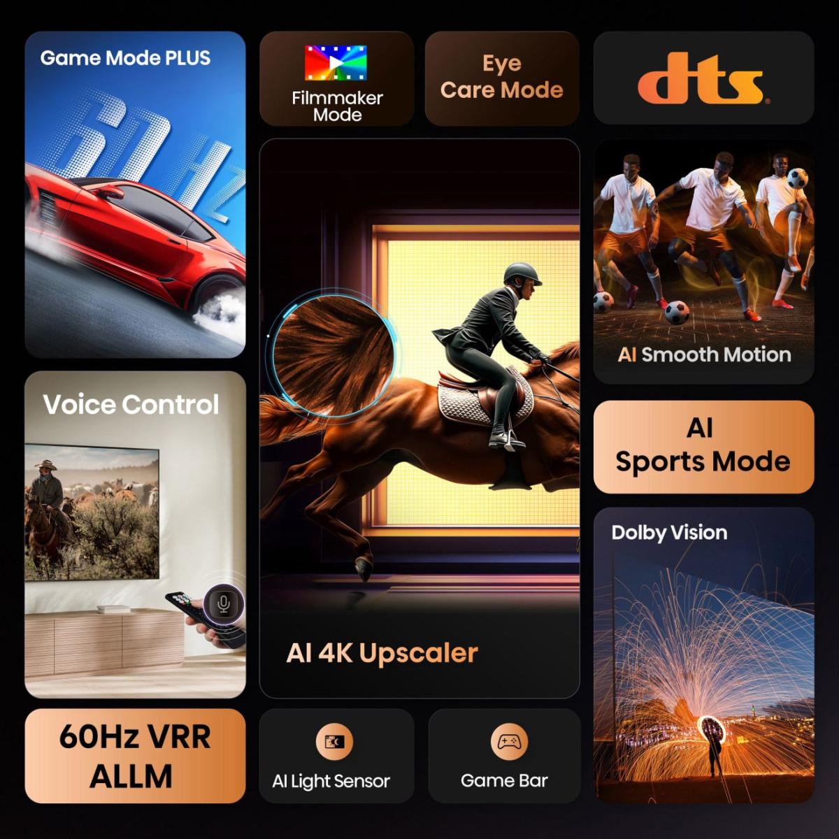 HISENSE UHD TV 50A6Q 50" 4K 60Hz VIDAA OS