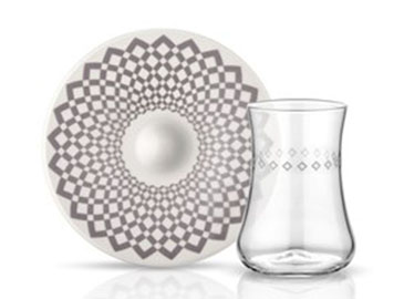 HM Glass&Porcelain case za turski caj Dervish Gezgin Venice