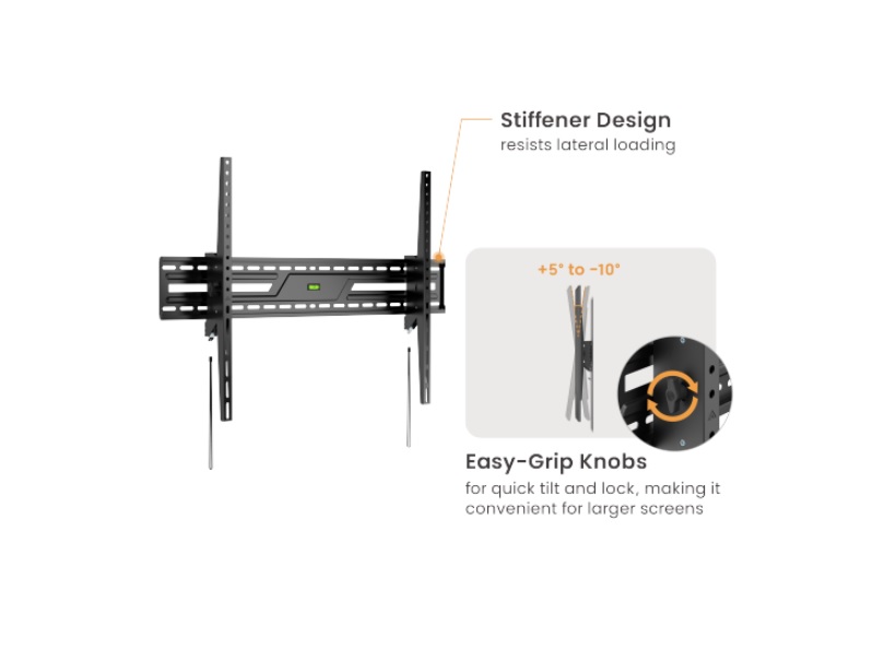 Home nosač za televizor 1D LCDH 30, 60" - 100", 75 kg, zidni