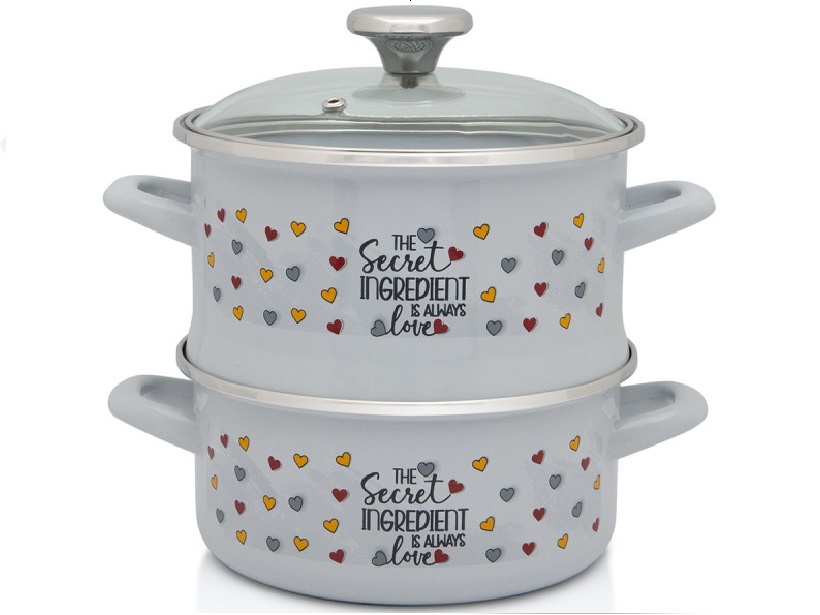 Metalac posuda za kuhanje na pari set 2u1, 18cm, 3l
