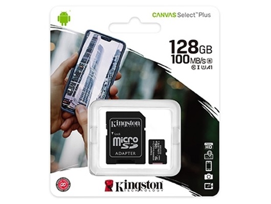 MicroSD kartica Kingston 128GB Class10 +SD adapter UHS-I SDCS2_128GB