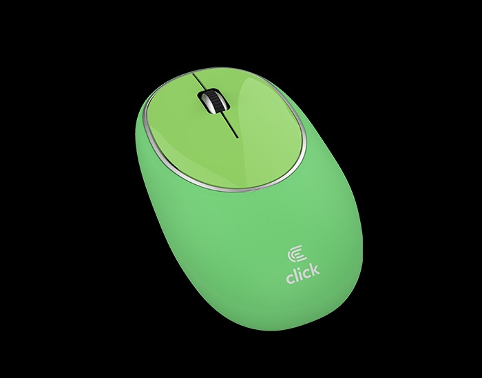 Miš bežicni CLICK M-W2-SW USB ZELENI