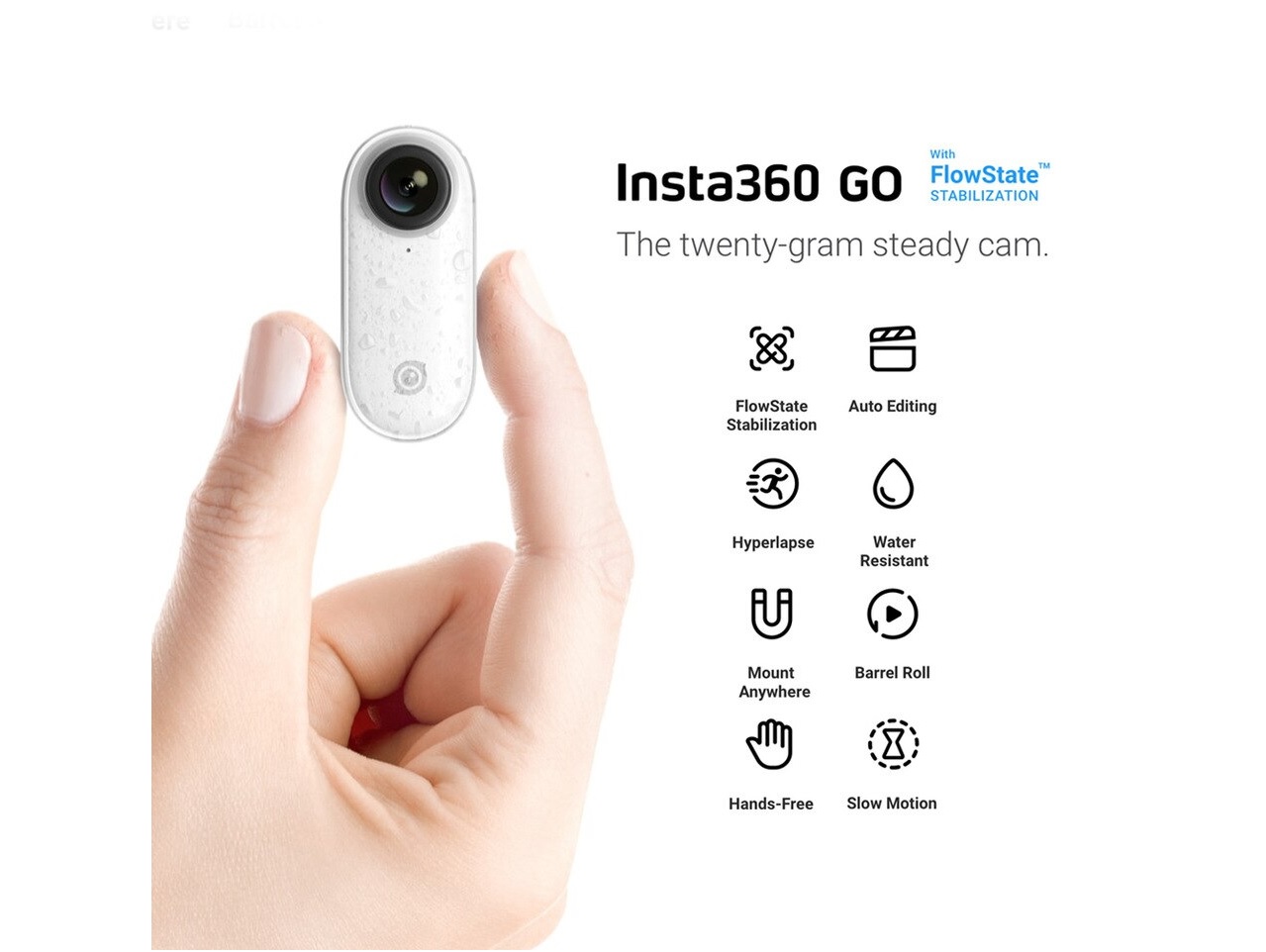 Moćna mini sportska kamera Insta360 GO